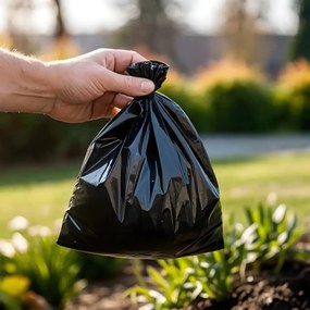 vidaXL Sacos higiénicos para cães 750 pcs 30x20 cm PE preto