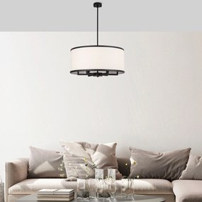 Candeeiro de Teto Way – Preto e Branco – 60 x 60 x 83 cm