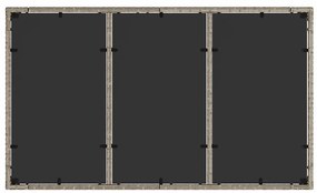 Conjunto de Jantar para Jardim 5 pcs Cinzento-claro