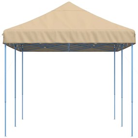 Tenda para festas pop-up dobrável 580x292x315 cm bege