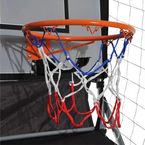 Conjunto de Cestos de Basquetebol Dobráveis e Portáteis - Cor: Preto e