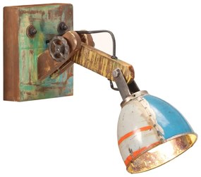 Candeeiro de parede redondo estilo industrial E27 multicor