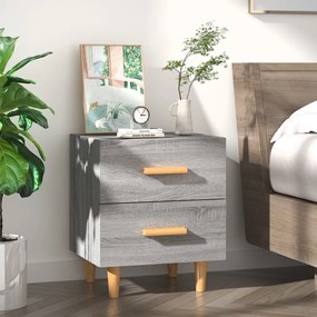 817287 vidaXL Mesa de cabeceira 40x35x47,5 cm sonoma cinzento