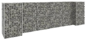 vidaXL Gabião em forma de H fio de aço 260x40x80 cm