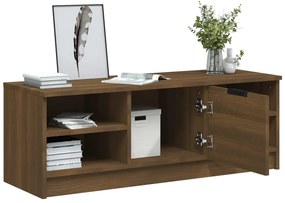 Móvel TV 102x35,5x36,5 cm madeira processada carvalho castanho