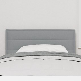 Cabeceira vidaXL Design Linhas Cinza Claro 80 cm em Tecido