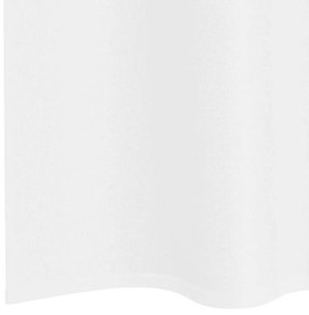 Cortinas com cortinas 2 pcs Branco 140 x 140 cm Poliéster
