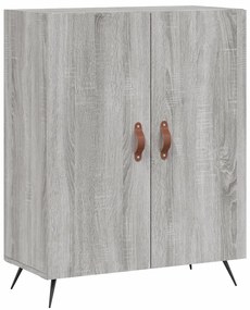 Armário alto 69,5x34x180 cm derivados de madeira sonoma cinza