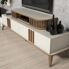 Móvel TV Eylül – Creme – 168x39x51 cm