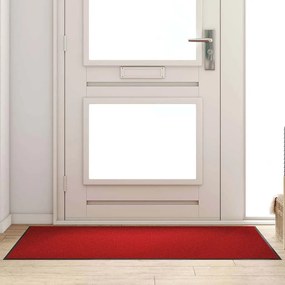 Capacho Retangular vidaXL Vermelho 90x150 cm