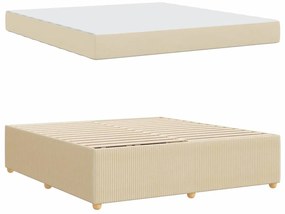 Estrutura da Cama Outros Creme 180 x 200 cm tecido