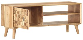Móvel de TV 100x35x40 cm madeira de acácia maciça