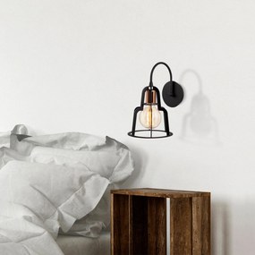 Aplique de Parede Harran – Preto Bronze – 20 cm