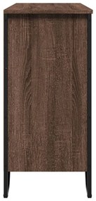Aparador 101x35,5x74,5cm derivados de madeira carvalho castanho