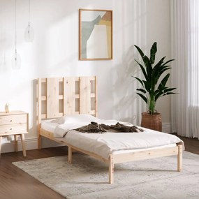Estrutura cama pequena solteiro 75x190 cm madeira maciça