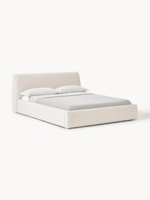 Bouclé Upholstered Bed Cloud
