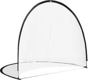 Baliza de futebol com sistema Pop Up, incluindo saco de transporte e estacas de fixação, 247 x 203 x 201,5 cm, preto e branco