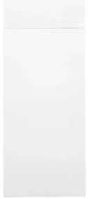 Armário escritório c/ porta deslizante 90x40x180 cm aço branco