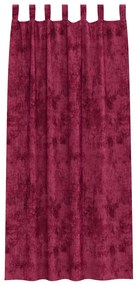Cortinas de Veludo 2 pcs com Abas Bordô 260x140 cm