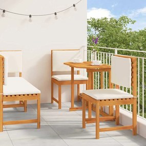 vidaXL Conjunto de Jantar de Jardim 5 Peças em Madeira de Acácia