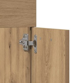 2 pcs móveis de casa de banho deriv. madeira carvalho artisiano