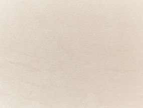 Cama de solteiro em veludo creme 90 x 200 cm METZ Beliani