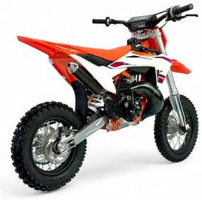MINI MOTO PARA CRIANÇAS 50cc Roan 50XS 2 tempos 12/10"Laranja