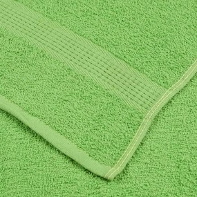 Toalhas de bidé 4pcs 30x50cm 360 gsm 100% algodão verde maça