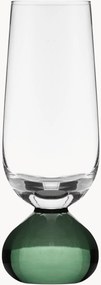 Copos de champanhe de cristal artesanais Zephyr, conjunto de 2