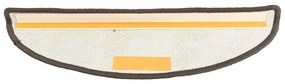 Tapete/carpete para degraus 15 pcs 65x21x4 cm antracite