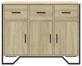 Aparador 97x32,5x74,5 cm derivados de madeira carvalho sonoma
