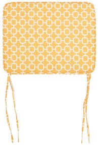 Conjunto de 2 almofadas amarelas 29 x 38 x 5 cm FIJI  Beliani