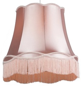 Candeeiro de suspensão retro rosa 45 cm - Granny