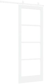 Conjunto de Porta Deslizante com Hardware vidaXL Branco 78x211 cm Made