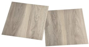 Tábuas soalho autoadesivas 20 pcs 1,86m² PVC cinza-acastanhado