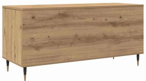 Armário de Registros vidaXL Carvalho Artesanal 100x38x48 cm Madeira Re