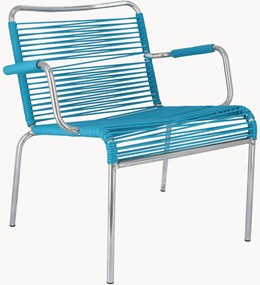 Cadeiras lounge artesanais empilháveis para jardim Mya Spaghetti, conjunto de 2