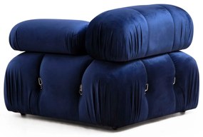 Sofá de Canto Bubble – Veludo Azul – 288 cm x 190 cm