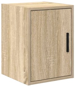 Armários de garagem 2pcs derivados de madeira carvalho sonoma
