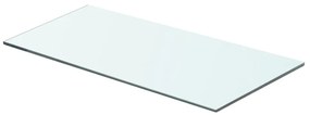 vidaXL Prateleira de vidro 60x25 cm transparente
