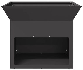 Fire Pit Preto 50 x 50 x 40 cm Aço