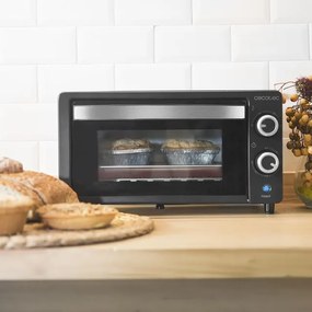 Mini-forno elétrico multifunções Bake&Toast 1090 Black , 10 litros de capacidade e porta com vidro duplo