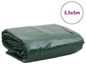 Lona 3,5x5 m 650 g/m² verde