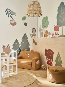 Autocolante XXL GREEN FOREST verde estampado