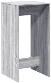 Mesa de bar 51x50x103,5 cm derivados de madeira cinzento sonoma