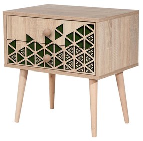 Mesa de Cabeceira Two – Carvalho Sonoma – 60x61x40 cm