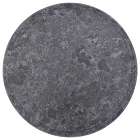 Tampo de mesa Ø40x2,5 cm mármore cinzento