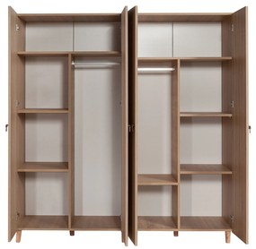 Guarda-roupa Imaj – Carvalho Sonoma – 180x192x52 cm