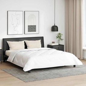 Edredão com travesseiro 3 pcs Branco 200 x 200 cm Microfibra