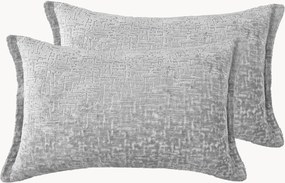 Almofadas em chenille artesanais Orchid, conjunto de 2